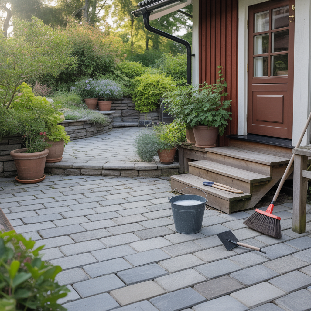 12.Sa underhaller du din stenlagda altan optimalt