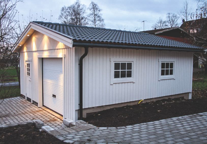 Nybyggnation dubbelgarage. Uppsala Ekeby