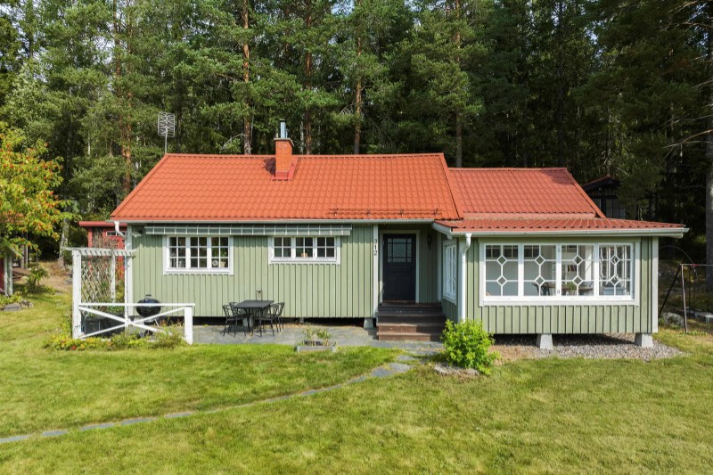 Gjutning av krypgrund med ventilation via öppningar, Danderyd Ösby