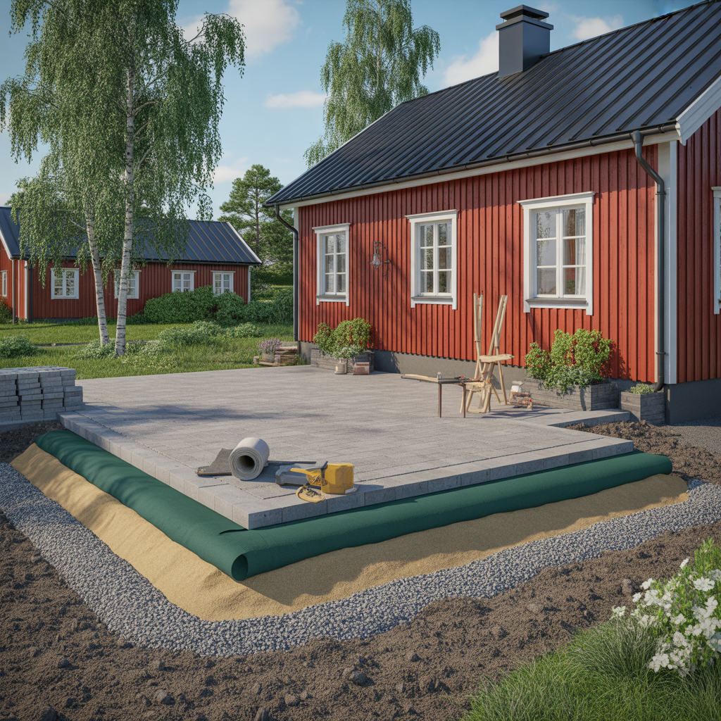 geotextil under marksten guide till funktion och kostnad