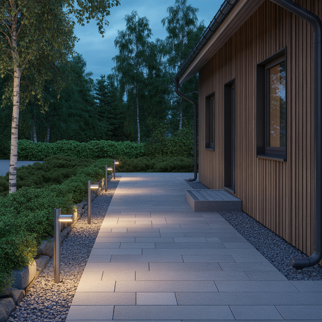 infalld markbelysning i stenlaggning guide till planering oc