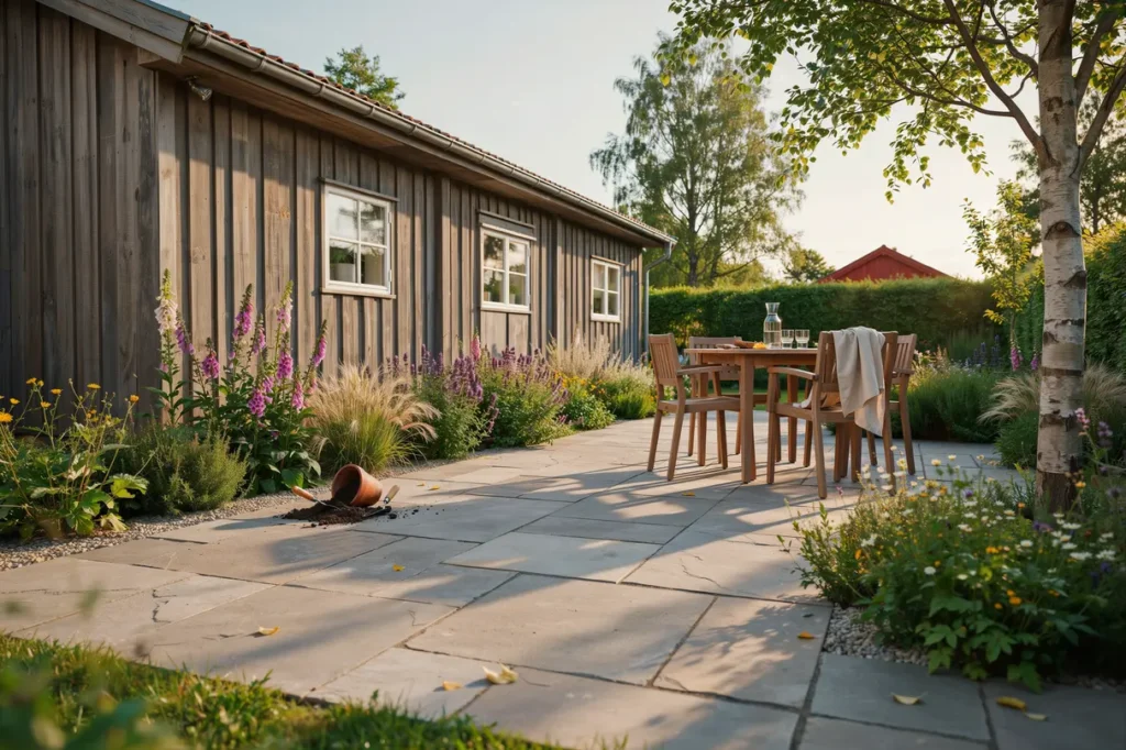 juli r r tt tid f r stenlagd uteplats s hinner du njuta redan i sommar